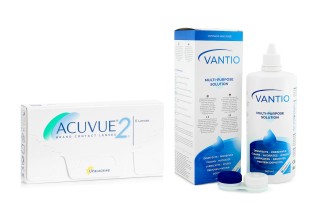 Acuvue 2 (6 линз) + Vantio Multi-Purpose 360 мл с контейнером