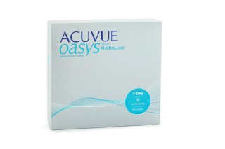 Acuvue Oasys 1-Day koos HydraLuxe'iga (90 läätse)