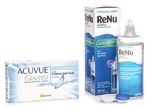 Acuvue Oasys for Astigmatism (6 линз) + ReNu MultiPlus 360 мл с контейнером