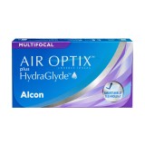 Air Optix Plus Hydraglyde Multifocal (6 линз) + Oxynate Peroxide 380 мл с контейнером 39466