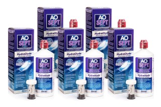 AOSEPT PLUS with Hydraglyde 5 x 360 мл с контейнерами