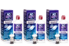AOSEPT PLUS with Hydraglyde 3 x 360 мл с контейнерами