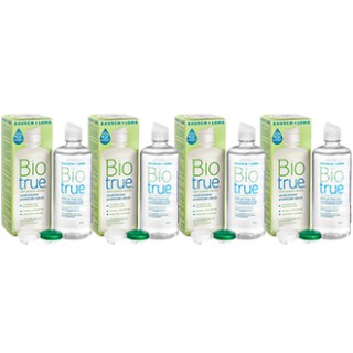 Biotrue Multi-Purpose 4 x 300 ml koos läätsekonteineritega