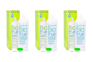 Biotrue Multi-Purpose 3 x 480 ml koos läätsekonteineritega