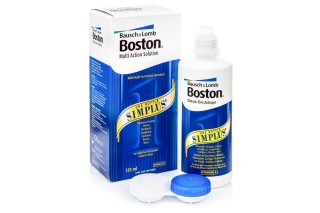 Boston Simplus Solution 120 ml koos läätsekonteineriga