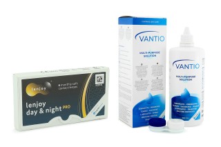 Lenjoy Day & Night PRO (6 линз) + Vantio Multi-Purpose 360 мл с контейнером