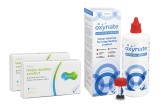 Lenjoy Monthly Comfort (6 läätse) + Oxynate Peroxide 380 ml koos läätsekonteineriga 27810