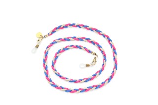 Meller Bes Blue Pink Beige prillikett