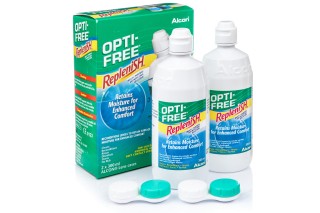 OPTI-FREE RepleniSH 2 x 300 ml läätsekarbiga