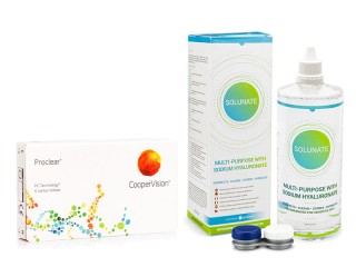 Proclear Compatibles Sphere CooperVision (6 линз) + Solunate Multi-Purpose 400 мл с контейнером