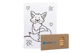 Раскраски + карандаши Lentiamo (бонус)