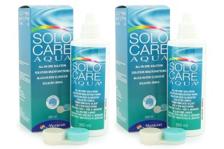 SOLOCARE AQUA 2 x 360 ml koos läätsekarbiga